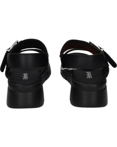 REFRESH SANDALIAS DE PLATAFORMA CON HEBILLA AJUSTABLES NEGRO