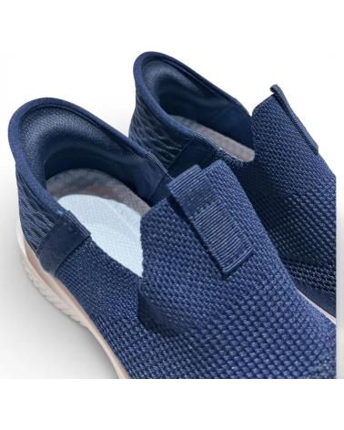 TIMBOS ZAPATILLAS DEPORTIVAS MUJER ELÁSTICAS MARINO AZUL