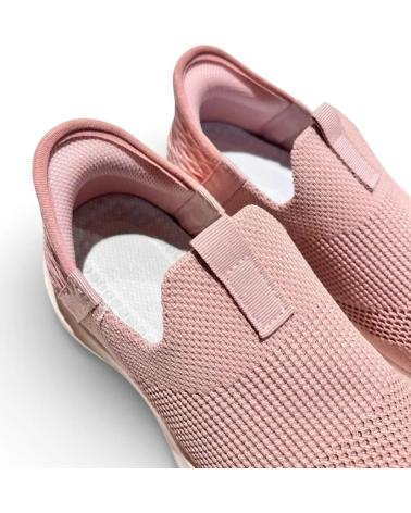 TIMBOS ZAPATILLAS DEPORTIVAS MUJER ELÁSTICAS MODELO 132485 ROSA ROSA