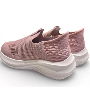 TIMBOS ZAPATILLAS DEPORTIVAS MUJER ELÁSTICAS MODELO 132485 ROSA ROSA