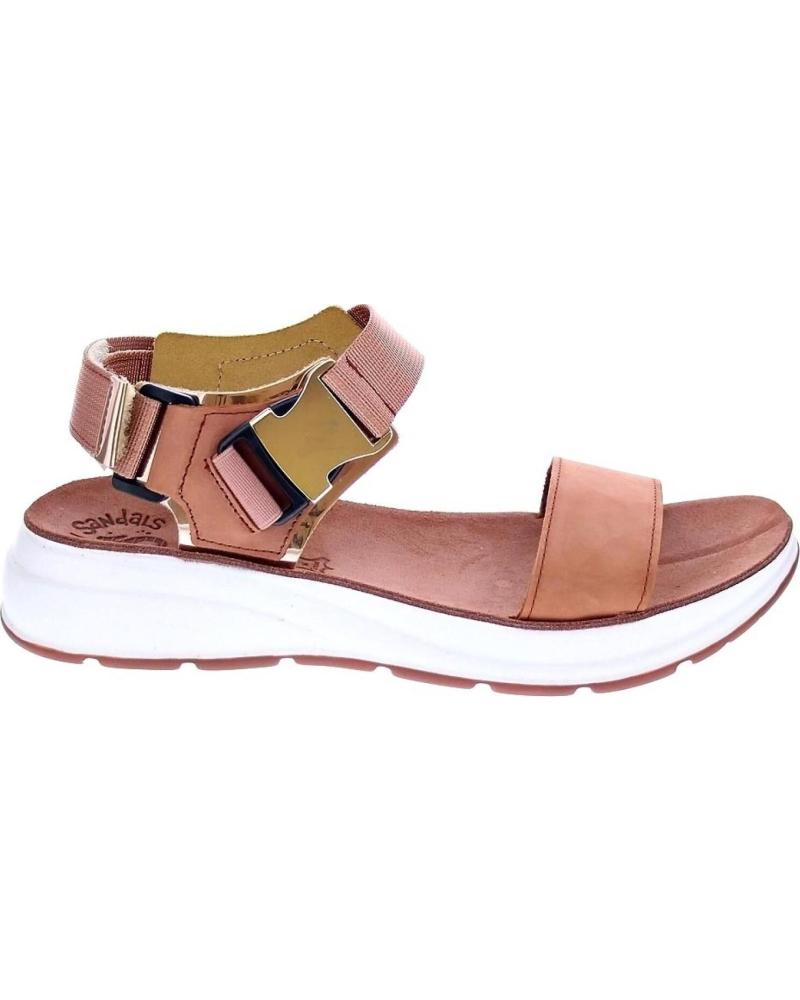 FANTASY SANDALS SANDALIAS DE PLATAFORMA FANTASY SANDALS MODELO LEONA PARA MUJER MARRóN