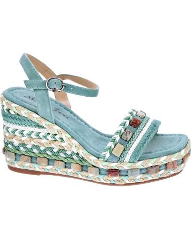 ALMA EN PENA SANDALIAS DE CUÑA ALMA EN PENA V22181 AZUL AZUL