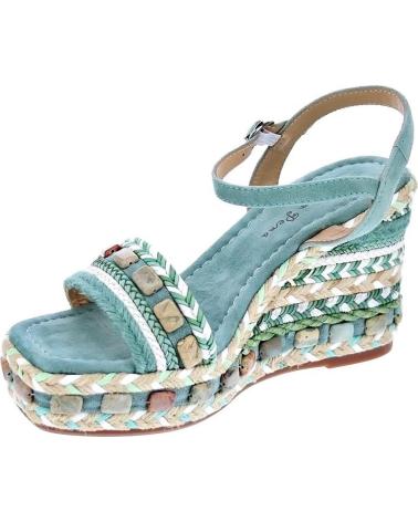 ALMA EN PENA SANDALIAS DE CUÑA ALMA EN PENA V22181 AZUL AZUL