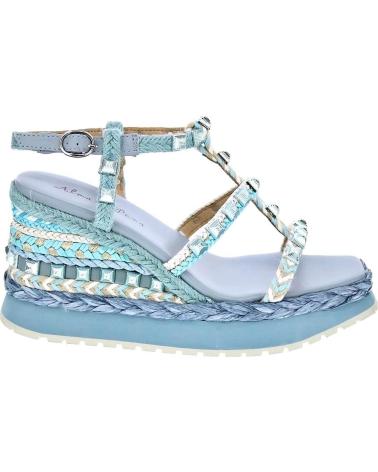 ALMA EN PENA SANDALIAS DE CUÑA ALMA EN PENA V22206 PARA MUJER AZUL