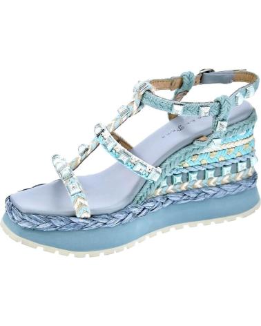 ALMA EN PENA SANDALIAS DE CUÑA ALMA EN PENA V22206 PARA MUJER AZUL
