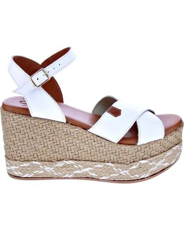 POPA SANDALIAS DE PLATAFORMA POPA PANGLAO MUJER PIEL BLANCA BLANCO