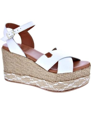 POPA SANDALIAS DE PLATAFORMA POPA PANGLAO MUJER PIEL BLANCA BLANCO