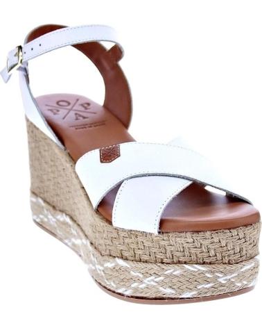 POPA SANDALIAS DE PLATAFORMA POPA PANGLAO MUJER PIEL BLANCA BLANCO