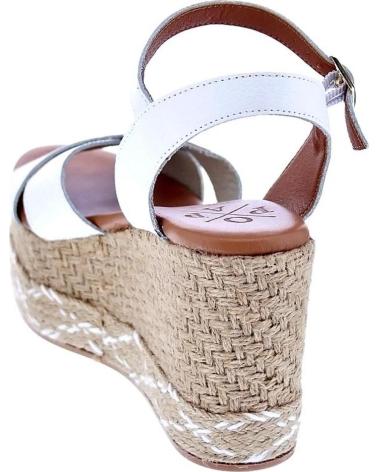 POPA SANDALIAS DE PLATAFORMA POPA PANGLAO MUJER PIEL BLANCA BLANCO