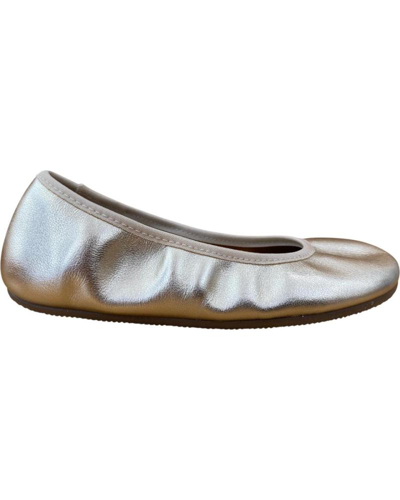 CRIOS BAILARINAS DORADAS METALIZADAS CON CORDÓN AJUSTABLE GOLD