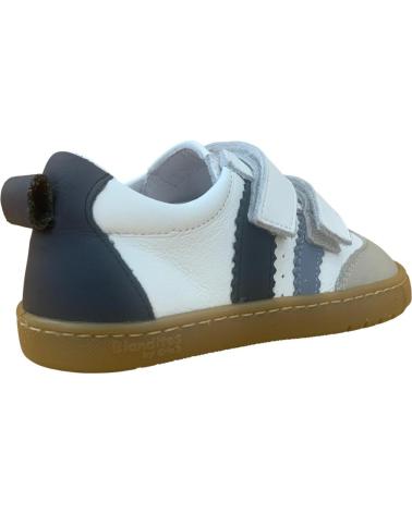 CRIOS ZAPATILLAS DEPORTIVAS AUTOADHERENTES BLANCAS CON DETALLES GRISES BLANCO