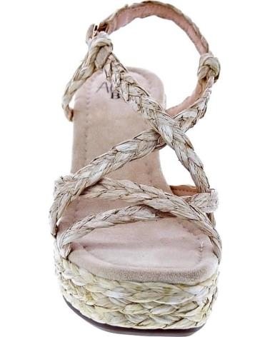 ALMA EN PENA SANDALIAS DE CUÑA ALMA EN PENA V23BL4010 PARA MUJER BEIGE