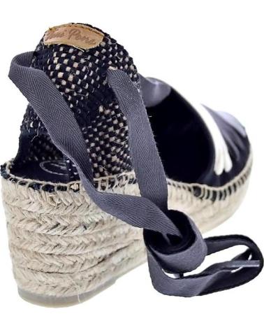 TONI PONS ALPARGATAS DE CUÑA TONI PONS VIOLA PARA MUJER NEGRO