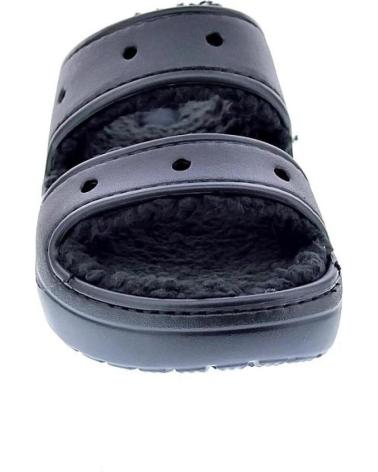 CROCS ZAPATOS TODO MUJER ZUECOS MODELO CLASSIC COZZY NEGRO