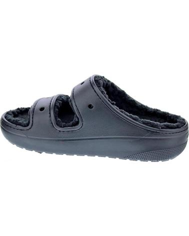 CROCS ZAPATOS TODO MUJER ZUECOS MODELO CLASSIC COZZY NEGRO