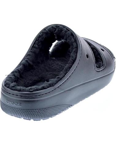 CROCS ZAPATOS TODO MUJER ZUECOS MODELO CLASSIC COZZY NEGRO