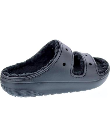 CROCS ZAPATOS TODO MUJER ZUECOS MODELO CLASSIC COZZY NEGRO