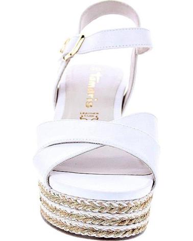 TAMARIS ZAPATOS ZAPATOS MUJER SANDALIAS MODELO 28001 BLANCO