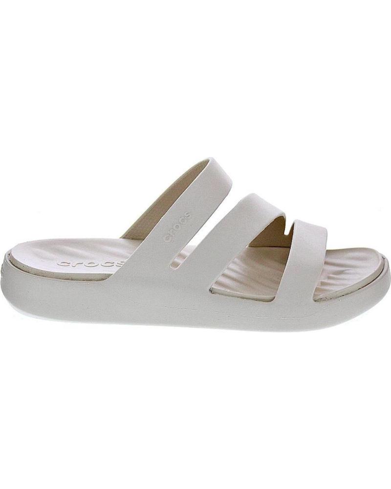 CROCS ZAPATOS ZAPATOS MUJER CHANCLAS MODELO GETAWAY BLANCO