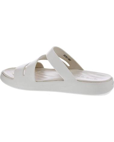 CROCS ZAPATOS ZAPATOS MUJER CHANCLAS MODELO GETAWAY BLANCO