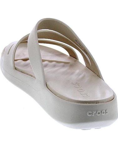 CROCS ZAPATOS ZAPATOS MUJER CHANCLAS MODELO GETAWAY BLANCO