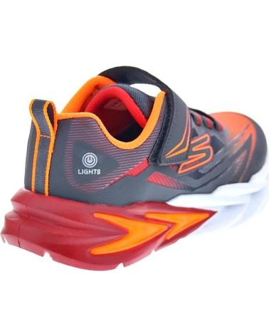 SKECHERS ZAPATOS ZAPATOS NINO ZAPATILLAS MODELO FLEX GLOW COLOR GRIS