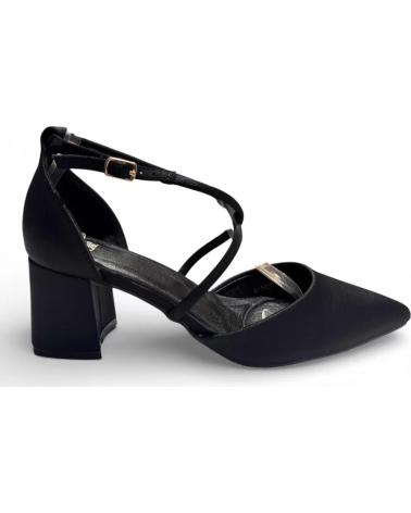 TIMBOS ZAPATOS DE VESTIR TIMBOS PARA MUJER, TACÓN ALTO, FIESTA, NEGRO NEGRO