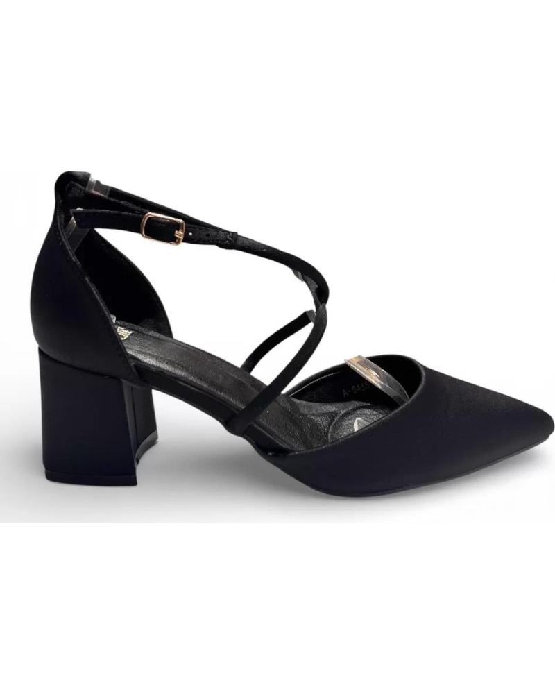 TIMBOS ZAPATOS DE VESTIR TIMBOS PARA MUJER, TACÓN ALTO, FIESTA, NEGRO NEGRO