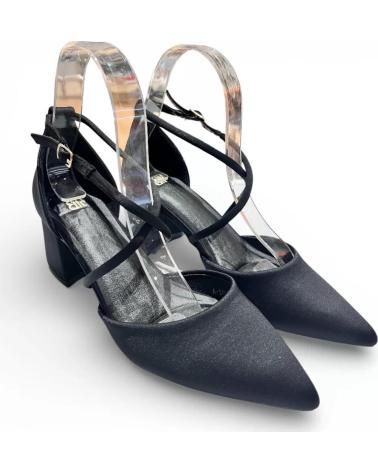 TIMBOS ZAPATOS DE VESTIR TIMBOS PARA MUJER, TACÓN ALTO, FIESTA, NEGRO NEGRO