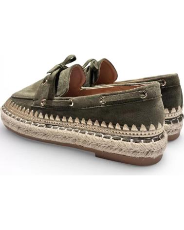 TIMBOS MOCASINES DE ESPARTO PARA MUJER TIMBOS VERDE