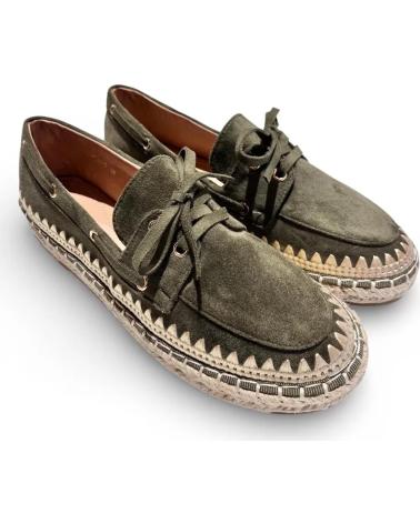 TIMBOS MOCASINES DE ESPARTO PARA MUJER TIMBOS VERDE