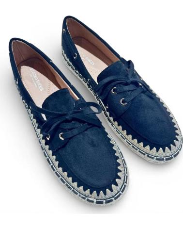 TIMBOS MOCASINES DE ESPARTO TIMBO MUJER NEGRO NEGRO