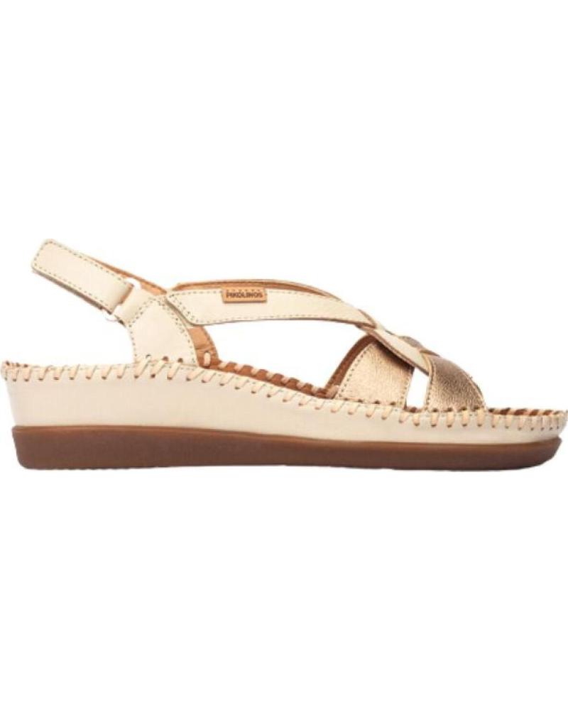 PIKOLINOS PIKOLINOS SANDALEN CADAQUÉS METALLIC ELFENBEIN METáLICO
