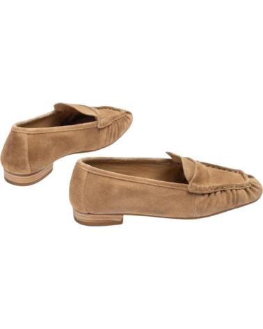 UNISA MOCASINES UNISA DE PIEL PARA MUJER BEIGE