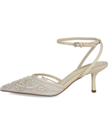 CORINA ZAPATOS DESTALONADOS CORINA CON BORDADOS PARA MUJER BEIGE