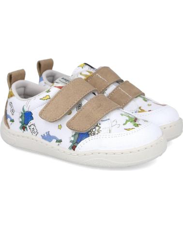 ZAPY ZAPATILLAS INFANTILES ZAPY AL210514 CON CIERRE DE VELCRO Y ESTAMPADO DE DINOSAURIOS ARENA