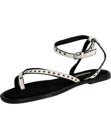 CORINA SANDALIAS PLANAS CORINA M6441 CON TACHUELAS PARA MUJER BEIGE