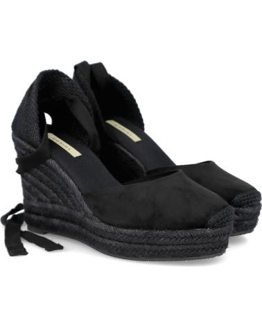 CORINA ALPARGATAS DE CUÑA CORINA M6341 MUJER NEGRO NEGRO