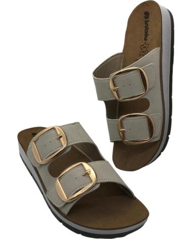INBLU SANDALIA MUJER ESTILO CHANCLA CP000061 HIELO