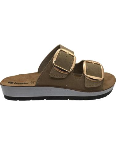 INBLU SANDALIA MUJER ESTILO CHANCLA CP000061 ARENA
