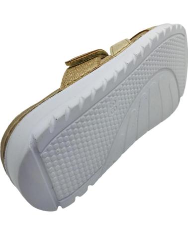 INBLU SANDALIA PLANA ESTILO CHANCLA MUJER CN000057 PLATINO