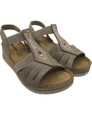 INBLU SANDALIA MUJER EXTRACOMODA RV000018 MARRON