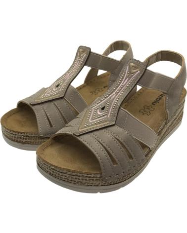 INBLU SANDALIA MUJER EXTRACOMODA RV000018 MARRON