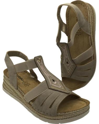 INBLU SANDALIA MUJER EXTRACOMODA RV000018 MARRON