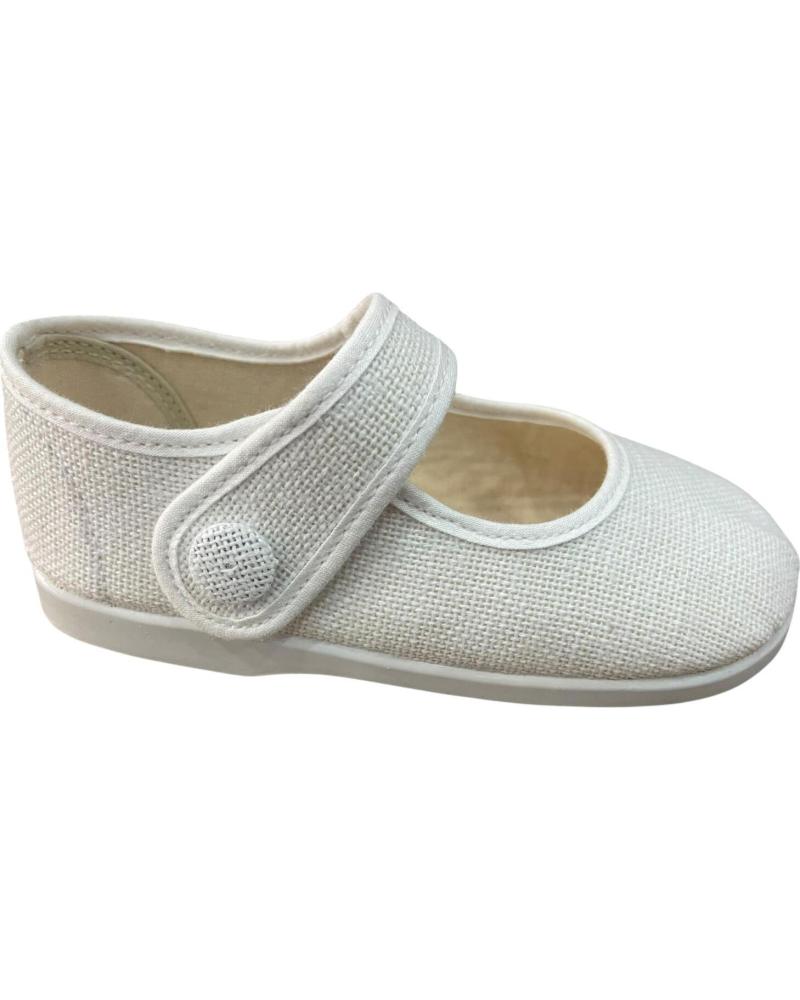 ANDREA RUIZ ANDREA MERCEDITA DE LINO BLANCO CON BOTÓN VARIOS COLORES