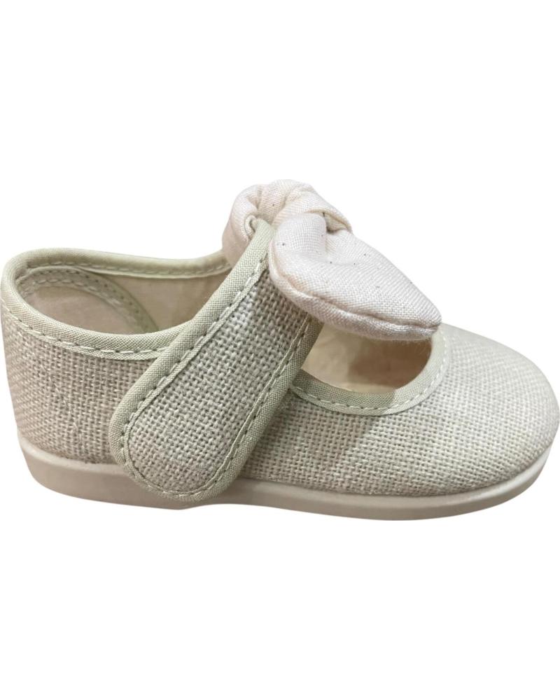 ANDREA RUIZ MOCASIN ANDREA RUIZ DE LINO BEIGE 955-L PARA BEBÉ VARIOS COLORES