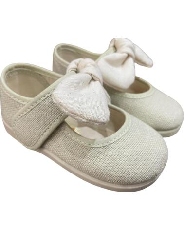 ANDREA RUIZ MOCASIN ANDREA RUIZ DE LINO BEIGE 955-L PARA BEBÉ VARIOS COLORES