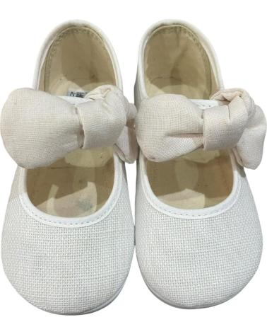 ANDREA RUIZ ANDREA RUIZ MERCEDITAS DE LINO BLANCO CON CIERRE DE VELCRO Y LAZO VARIOS COLORES