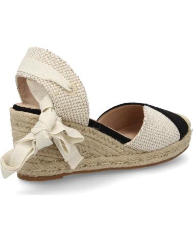 SPORT3PUNTO0 ALPARGATAS DE CUÑA CON LAZO AL TOBILLO Y PUNTERA BICOLOR VARIOS COLORES