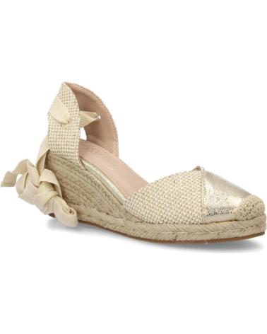 SPORT3PUNTO0 ALPARGATAS DE CUÑA DORADAS CON LAZO AL TOBILLO VARIOS COLORES